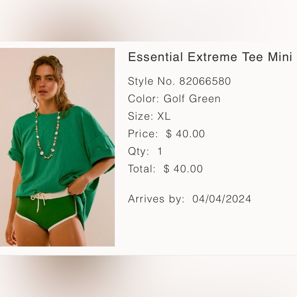 Free People Essential Extreme Tee